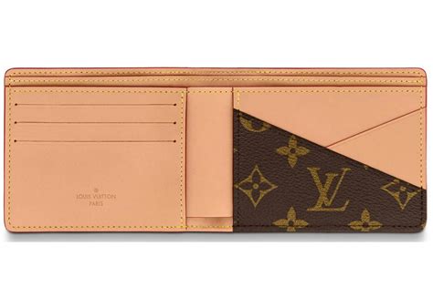 louis vuitton multiple wallet brown|louis vuitton brown monogram wallet.